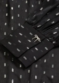 Transparente Schlupfbluse