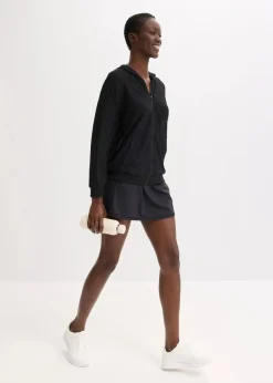 Transparente Sportjacke aus Mesh, oversized