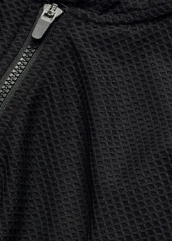 Transparente Sportjacke aus Mesh, oversized