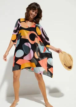 Transparente Strand Tunika