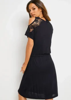 Transparentes Strandkleid aus Viskose