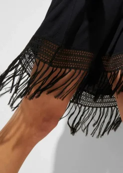 Transparentes Strandkleid aus Viskose