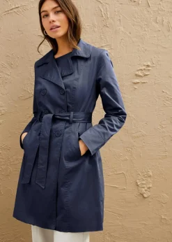Trenchcoat aus Baumwolle