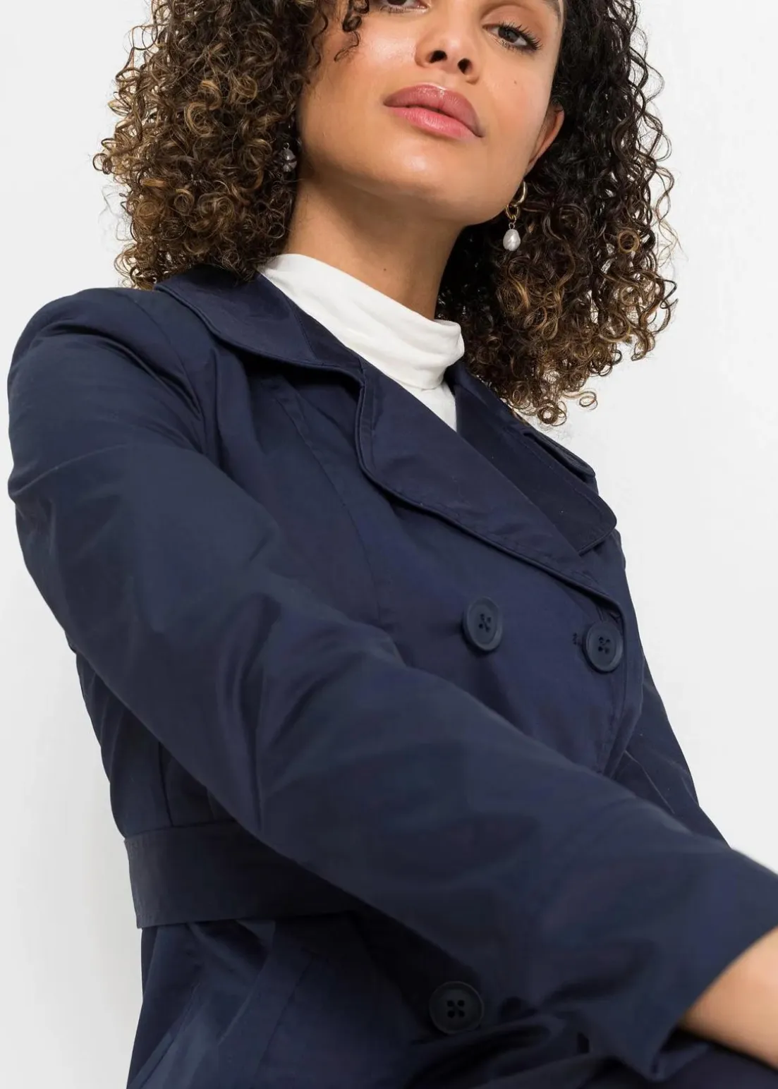 Trenchcoat aus Baumwolle