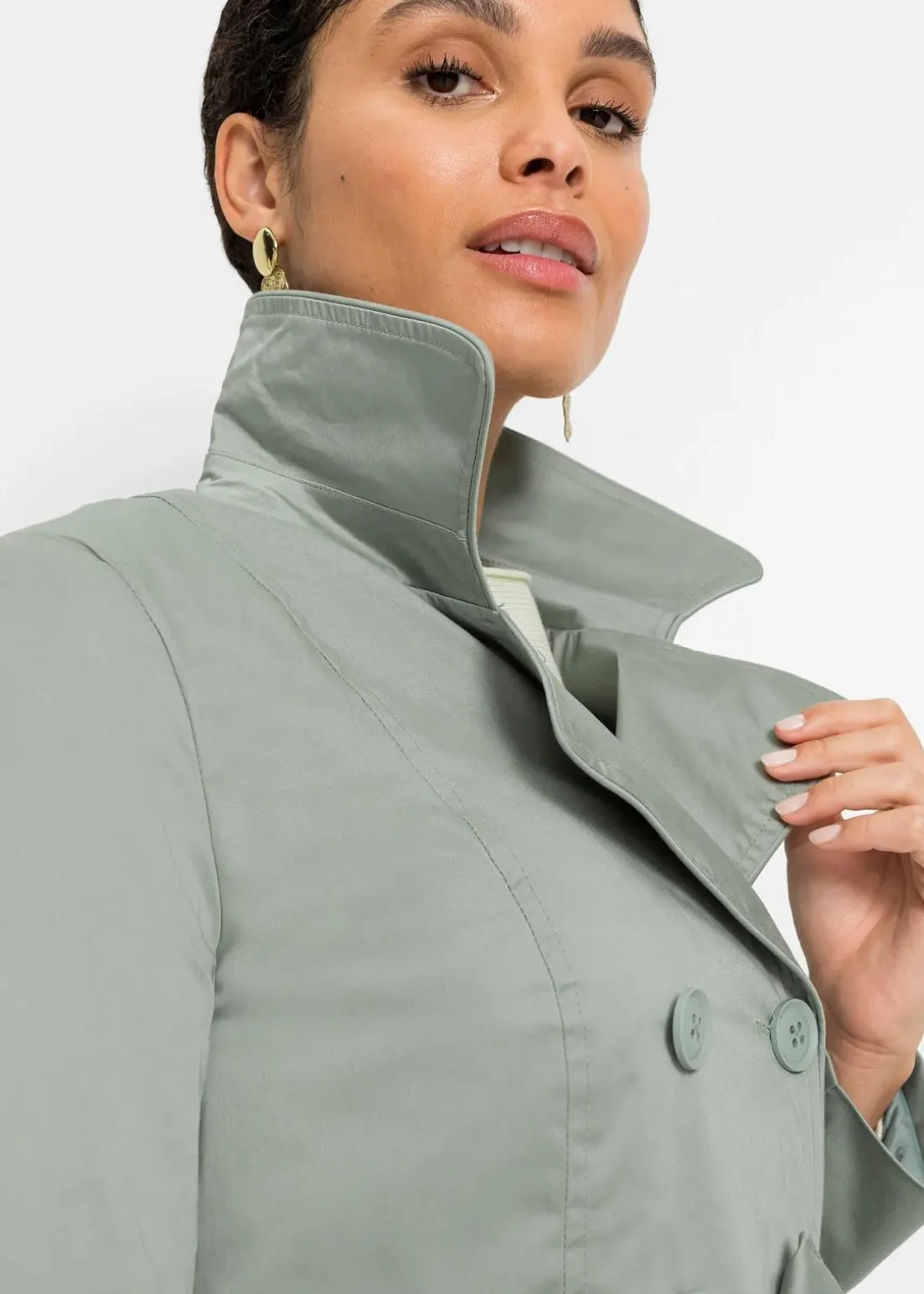 Trenchcoat aus Baumwolle