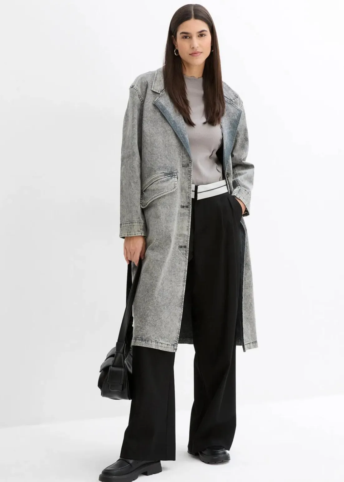 Trenchcoat aus Twill