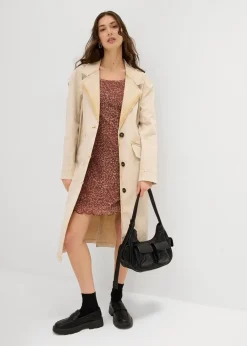 Trenchcoat aus Twill