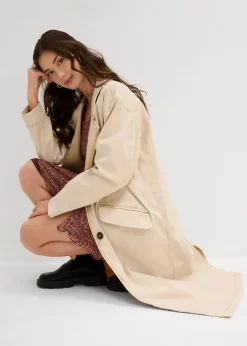 Trenchcoat aus Twill