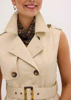 Trenchkleid mit Gürtel (2-tlg.)