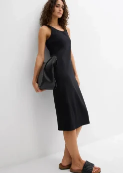 Trägerkleid aus Bio- Baumwoll-Stretch