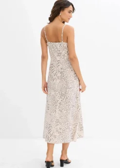 Trägerkleid aus fließender Viskose