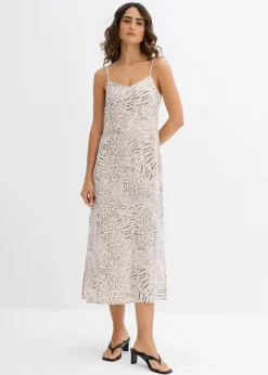 Trägerkleid aus fließender Viskose