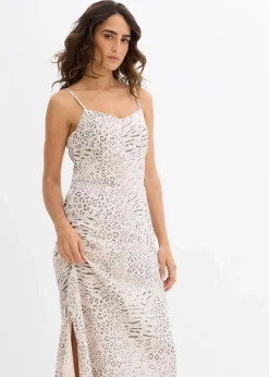 Trägerkleid aus fließender Viskose