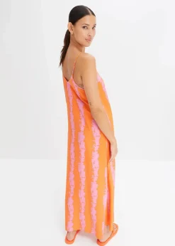 Trägerkleid aus fließender Viskose