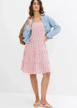 Trägerkleid aus fließender Viskose