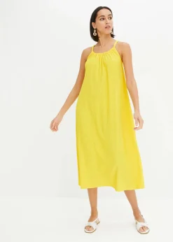 Trägerkleid aus leichtem Crêpe