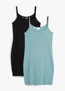 Trägerkleid aus reiner Baumwolle (2er Pack)