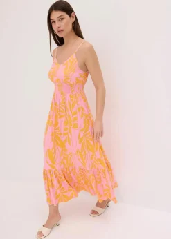 Trägerkleid aus softem Viskose-Mix