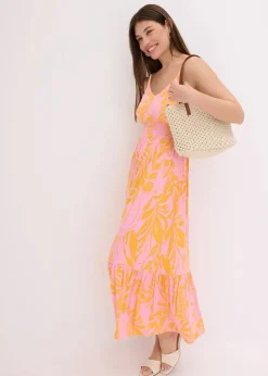 Trägerkleid aus softem Viskose-Mix