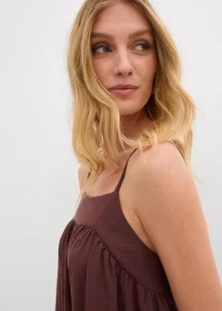 Trägerkleid aus softem Viskose-Mix
