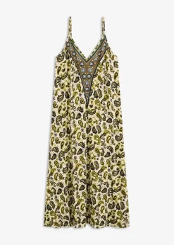 Trägerkleid aus softem Viskose-Mix