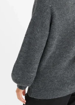 Troyer Pullover mit Ajourmuster