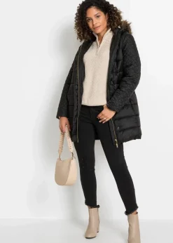 Troyer Pullover mit Ajourmuster