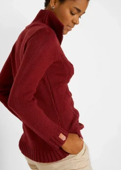 Troyer Pullover mit Zopfmuster