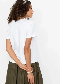 T-Shirt aus reiner Baumwolle