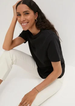 T-Shirt aus reiner schwerer Bio-Baumwolle