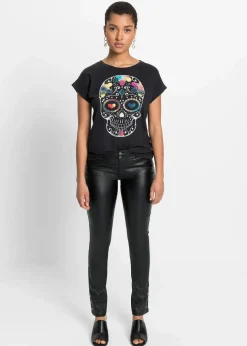 T-Shirt aus softem Viskose-Mix