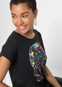 T-Shirt aus softem Viskose-Mix