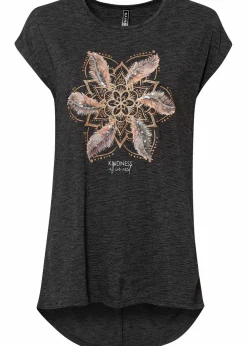 T-Shirt aus softem Viskose-Mix