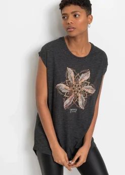 T-Shirt aus softem Viskose-Mix