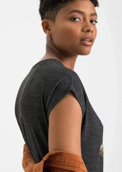 T-Shirt aus softem Viskose-Mix