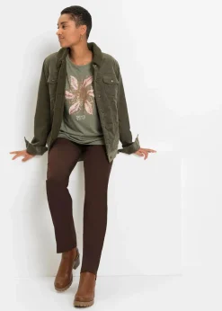 T-Shirt aus softem Viskose-Mix