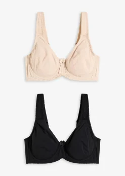 T-Shirt BH mit Bügel mit Baumwolle (2er Pack)