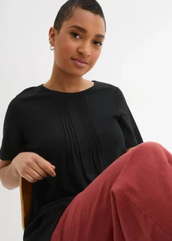 T-Shirt in A-Linien-Form, kurzarm