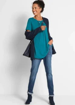 T-Shirt in A-Linien-Form, kurzarm