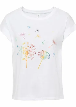 T-Shirt mit floralem Print