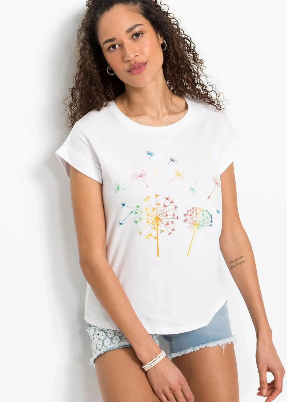 T-Shirt mit floralem Print