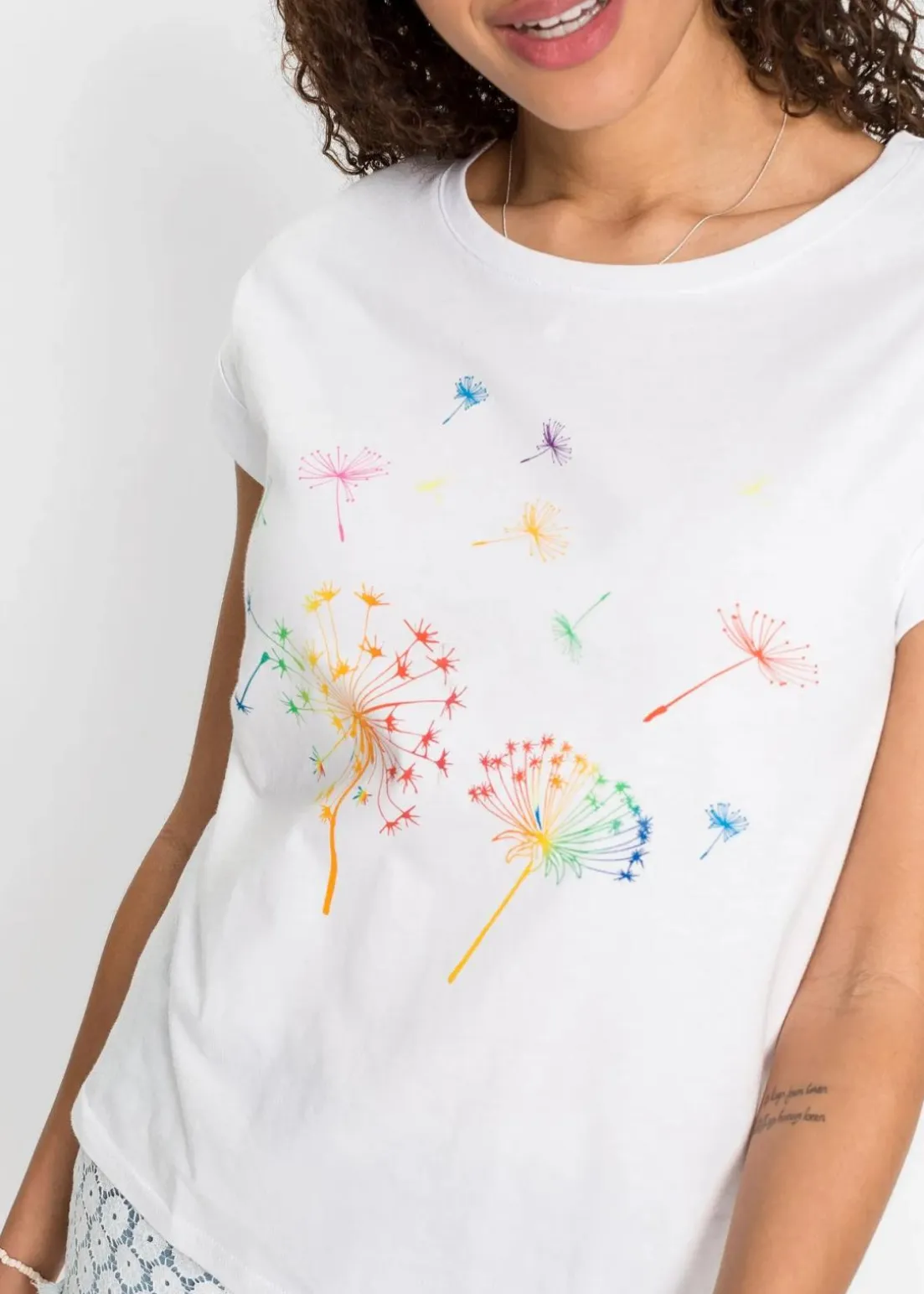 T-Shirt mit floralem Print