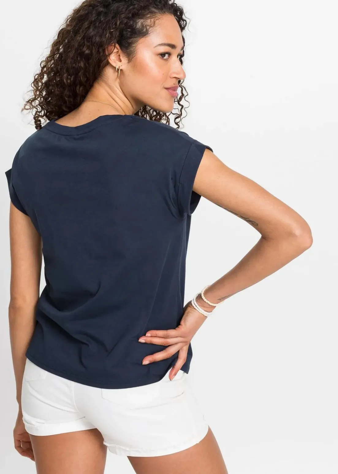 T-Shirt mit floralem Print