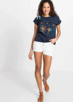 T-Shirt mit floralem Print