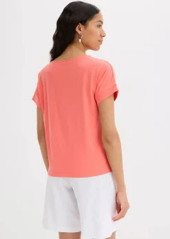 T-Shirt mit Knotendetail