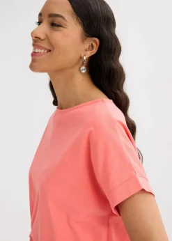 T-Shirt mit Knotendetail