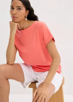 T-Shirt mit Knotendetail