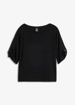 T-Shirt mit U-Boot-Ausschnitt