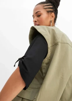 T-Shirt mit U-Boot-Ausschnitt