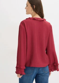 Tunika aus feinem Viskose-Mix